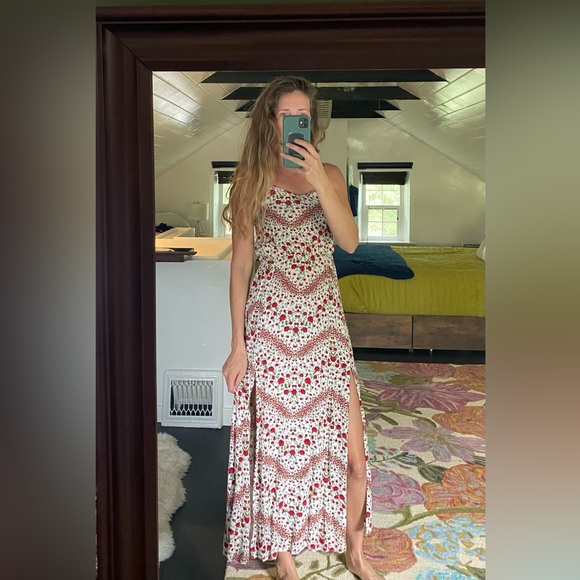 H&M Rose Bud Maxi Slip Dress - Picture 8 of 8